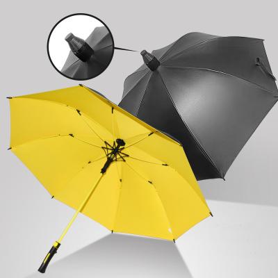 China Modern Oversized No Drip UV Protection Straight Automatic Open Golf Umbrella With Waterproof Cover for sale