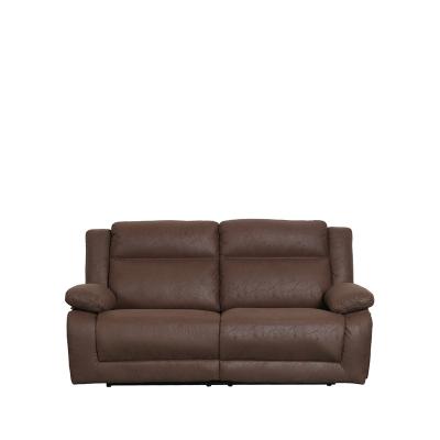 China Sectional Sofa Fabric Furniture Recliner Sofa Modern Living Room European Dark Brown for sale