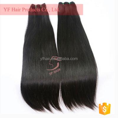 China YFhair products factory wholesale price best selling unprocessed high quality full cutie hair extensions silky straight wave for sale