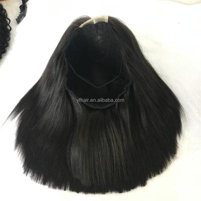 China Fumi Handmade Quality Closure Body Wave Wig 2*6 Kim k High Density Silk Directly for sale