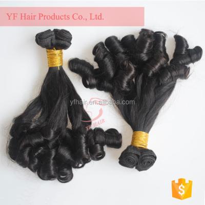 China 100% Virgin hair bundles hot sale brazilian loose wave curl funmi hair top grade funmi hair product roman bouncy remy hair extension for sale