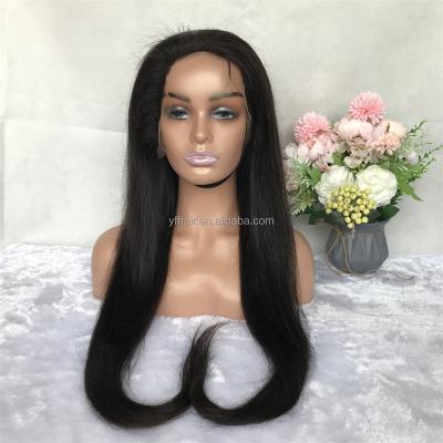 China 100%virgin hair HD lace wig bone straight hair transparent lace frontal pre plucked wig seller hotsale 100 frontal HAIR for sale