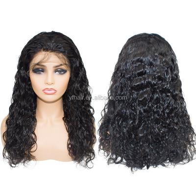 China Factory Wholesale 150% Density Natural Wave Virgin Human Hiar Lace Front Wigs,Natural Wave Texture for sale