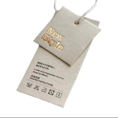 China Recyled Hang Tag Custom Clothing Tags packaging and printing bags famous brands eco material for sale