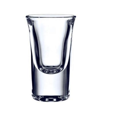 China NO Lead Free Transparent Custom Glass Shot Glasses Party Wine Glass Whiskey Glasses 1oz Shot Glasses for sale