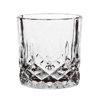 China Wholesale NO Round Creative Wine Drink Tumblers Whiskey Glass Mug Whiskey Gift Embossed Glass Set for sale