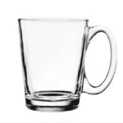 China Sustainable Stock Universal Crystal Coffee Mug Warm Juice Beverage Tea Glasses Lunch Milk Glass Cup Home Office Used Cola Glasses for sale