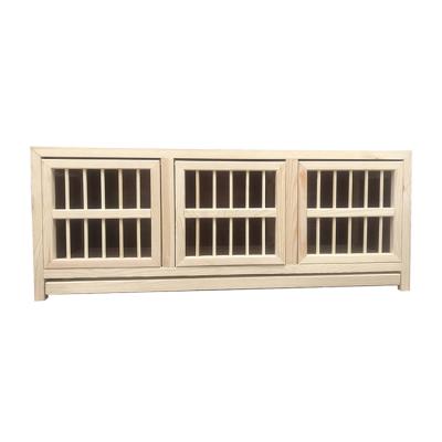 China Bird Maker Well Made Carrier Pigeon Cage Three-Door Matched Flying Pigeon Cage for sale