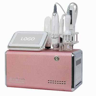 China Portable 5 Exfoliators in 1Beauty Skin Rejuvenation RF Face Vacuum Oxygen Jet Facial EMS Face Massager Machine for sale