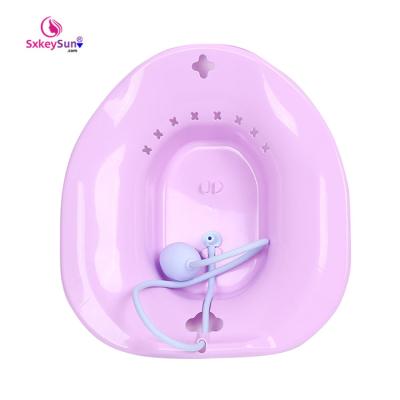 China Children's Toilet Seats Lace White Purple Color Sitz With Book For Older Adults Elderly Pregnant Women Hemorrhoids Patients for sale