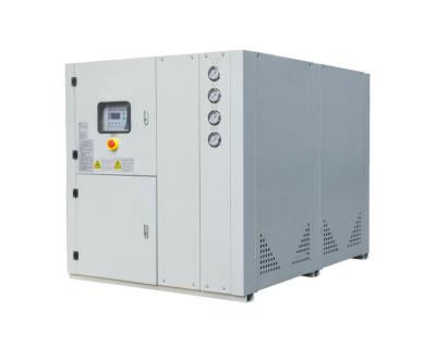 China High Efficiency Tube Shell R22/R407C 8HP Copper Plastic Air Treatment Industrial Cooled Water Chiller for sale