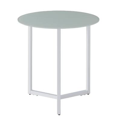 China Simple  easy to assemble Luxury Modern aluminum coffee side table Hot sale outdoor side table European style metal coffee table for sale