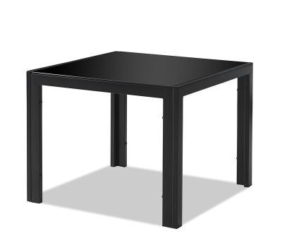 China Adjustable (other) Modern black glass in black paining end table for sale