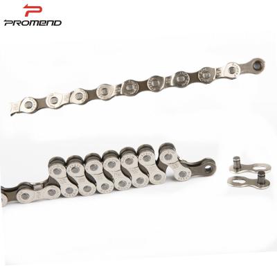 China OEM 8 SPEED BICYCLE STEEL CHAIN ​​FOR MOUNTAIN AND ROAD 116L BIKE CHIAN WITH QUICK RELEASE LINK SILVER COLOR for sale