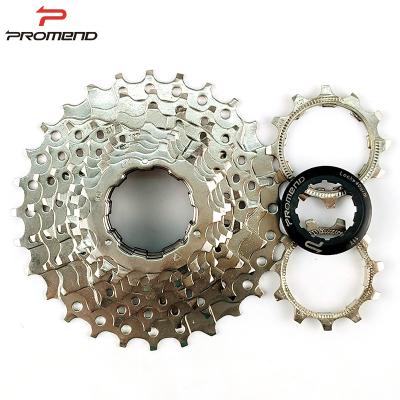 China PROMEND STEEL CHEAP PRICE OEM BICYCLE CASSETTE FOR ROAD 10 SPEED BICYCLE CASSETTE 25T 28T BICYCLE LET GO for sale