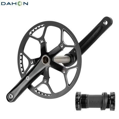 China Road Bikes ORIGINAL DAHON CRANKSET FOLDING BIKE 55T CNC ALUMINUM ALLOY BICYCLE CHIANWHEEL P8 PARTS IN MODEL SINGLE SPEED CRANKSET ROAD BIKE for sale