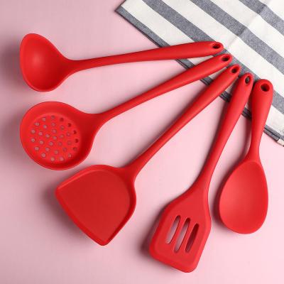 China Disposable Silicone Cookware Kitchen Utensil Set Colorful Kitchen Utensils Cooking Tools Non-Stick Cookware - Best Kitchen Tools for sale