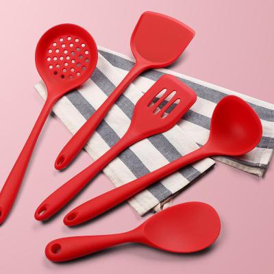 China Disposable Silicone Cookware Set, Red for sale