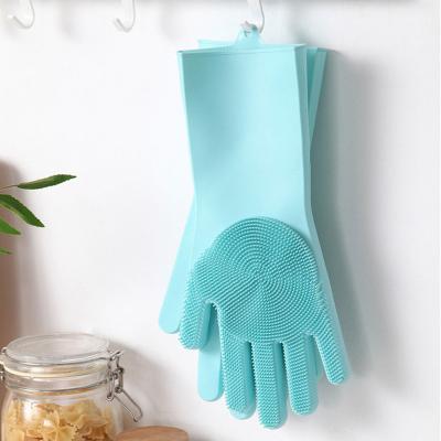 China Eco-friendly Silicone Gloves For Washing Dishes for sale