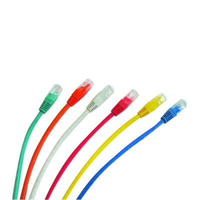 China Stranded Bare Copper UTP Cat6 Ethernet Patch Cable 2ft for sale