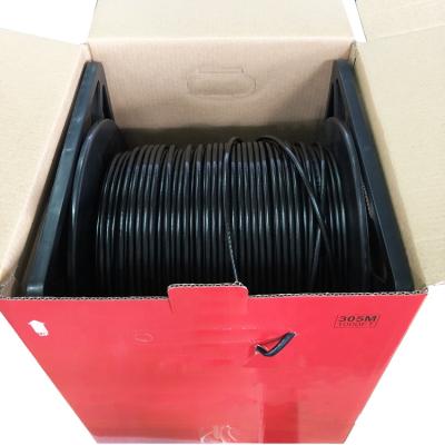 China Ethernet Cable Lan Cable Cat 6 Lan Cable Black Networking 305m for sale