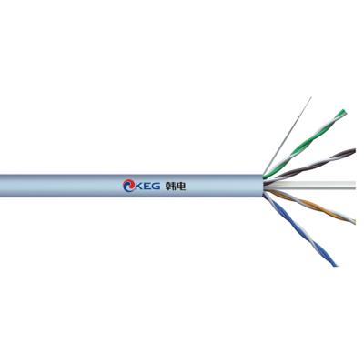 China Network Communication Lan Cable UTP Cat 6a Solid Bare Copper Cable for sale