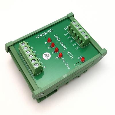 China Logic Level Polarity Converter PNP to NPN Signal 4 Ways for Simens PLC Series for sale