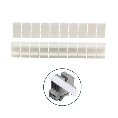 China ZB6 UK2.5B UK5N Din Rail Terminal Blocks Blank Maker Strips for sale