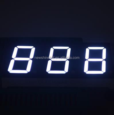 China Number Display Triple 3 Digits 7 Segment Led Display 0.28 Inch Led Digital Display Led Seven Segment Display For Outdoor Digital Signs for sale