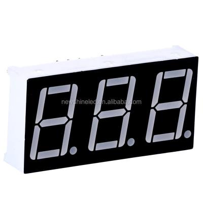 China Indoor Number Display 7 Segment Led Display Three 3 Digit Led Digital Display 0.56 Inch Led Display 7 Segment For Outdoor Electronic Signs Prices for sale