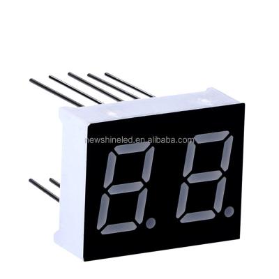 China Small Indoor Orange 7 Segment Led Display 0.80 Inch Led Display Digital 2 Double Digit Led Display 7 Segment Common Cathode For Advertise for sale