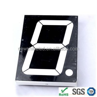 China One Digit Large Indoor 1 Segment 7 Led Display 2.3 Inch Led Digital Display Red Led Display 7 Segment For Electrics Message Board for sale