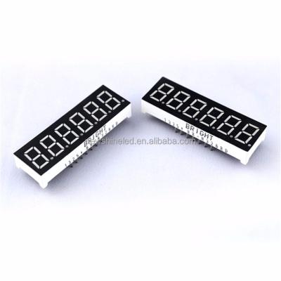 China Number display factory quality 0.36 inch 7 segment display 6 led digital display for seven segment led display for sale