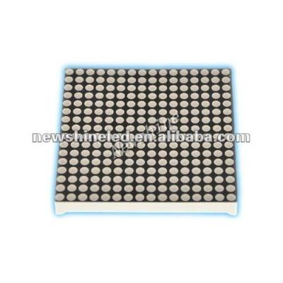 China Indoor / Outdoor Lighting Solid Colors 16x16 LED Dot Matrix Display Blue for sale