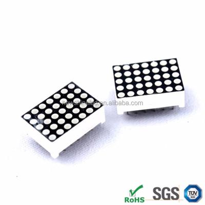 China Advertising display factory supply 3mm led dot matrix display 5x7 white led dot matrix display for sign showing for sale