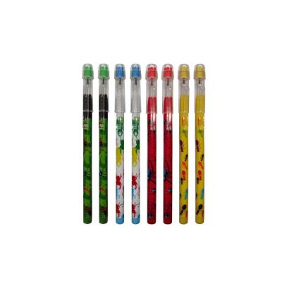 China non-sharpening HB pencil with customized printing, with eraser 9leads for sale