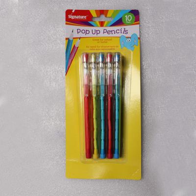 China Easter Plastic Bullet npush Pencil , plastic multi-head bullet push pencil for sale