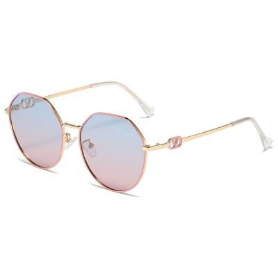 China Hot Selling Cheap Custom Polarized Sunglasses Fashion Sunglass Metal Glass Metal Frame Sunglasses for sale