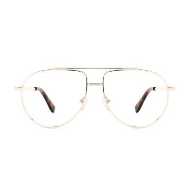 China For Reading Glasses 2022 Wholesale NEW Men Glasses Frames Metal Optical Frames Porcelain Spectacle Frames for sale