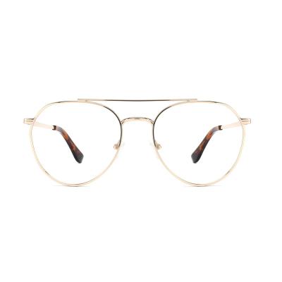 China Wholesale Glasses Frames Round Men China Glasses Metal Optical Frames Reading Glass for sale