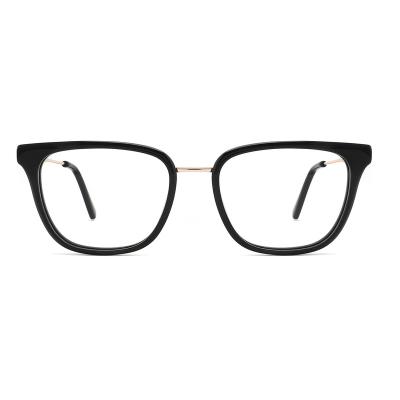 China Round Glasses Frames Men Wholesale China Glasses Acetate Lamination Metal Optical Frames Reading Glass for sale