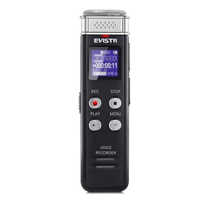 China Interview EVISTR Amazon Best Selling Voice Recording Device 8GB 16GB Digital Voice Activated Tape Recorder for sale