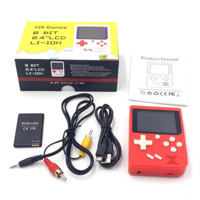 China ABS Retro Mini Handheld Game Console With Classic 8 Games 129 Bit Video Game Player For Christmas Gift for sale