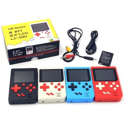 China Wholesale Item 2018 ABS Mini Pocket Handheld 129 Games Classic Mini Video Retro Game Portable Console GC27 for sale