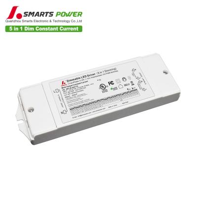 China Indoor led lights 40w 0-10v triac dimmable constant current led driver power supply 500ma ip20 for sale