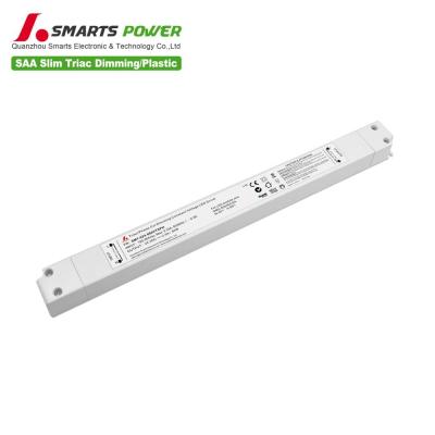 China 24vdc 60w ultra slim class 2 triac dimmable led driver for led mirror bathroom 300*30*18.5mm for sale