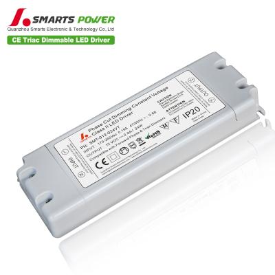 China ETL Standard 24 Watt LED Transformer White Plastic Case 12Vdc 2A Led Driver For 155*54*20mm Led Lighting for sale