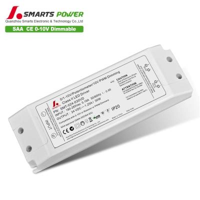 China 30 watt 0-10v 24v dimmable led dimming driver use for indoor 140*45*28mm for sale