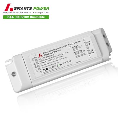 China pwm dimmable led driver 12v 24v 20w with SAA certificate 140*45*27mm for sale