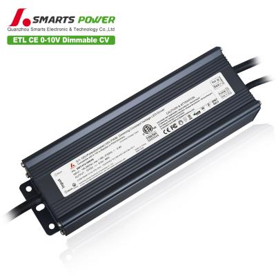 China ETL listed 0-10v 1-10v constant voltage led driver 100w 230*68*45mm for sale